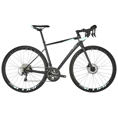Bicicleta de carrera CUBE AXIAL WS RACE DISC Shimano Tiagra 4700 34/50 Mujer Negro/Turquesa 2018 0